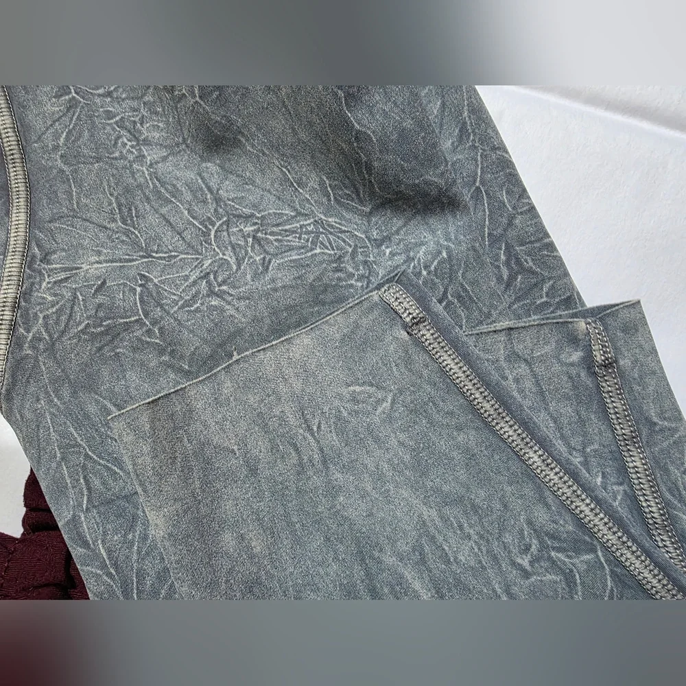 Lululemon Fast and Free 25" *Ice Dye In Ice Wash Asphalt Grey 2 - Picture 16 of 16
